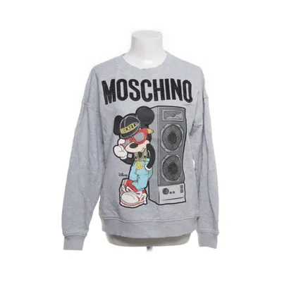 Collegetröja (Grå, Flerfärgad) från H&M x Moschino Bomull