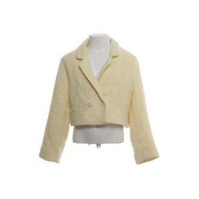 Blazer (Yellow, White) from Zara Cotton