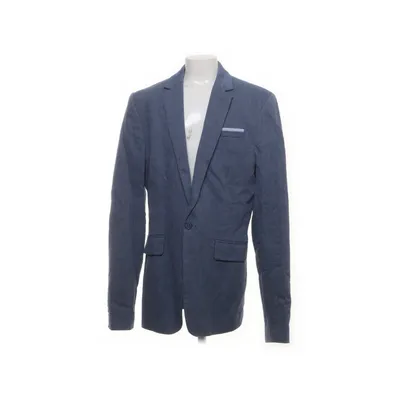 Kavaj (Blå) från H&M Bomull, Linne, Polyester