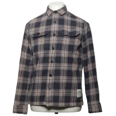 Overshirt (Blue, Beige) from New Look Men Cotton