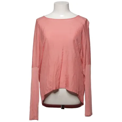 Langærmet t-shirt (Pink) fra Drykorn for Beautiful People Bomuld, Lyocell, Silke