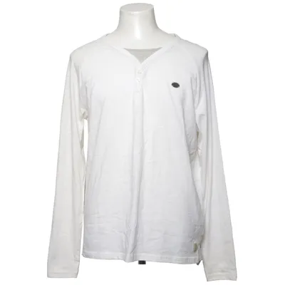 T-shirt manches longues (Blanc) de Denim Day Coton