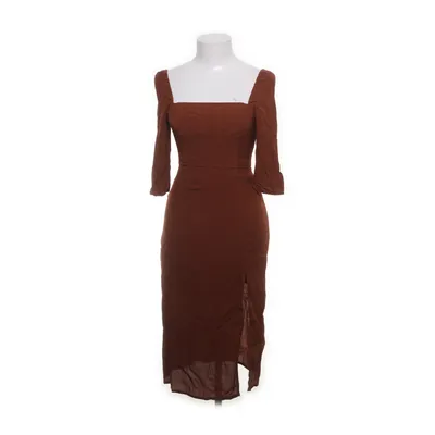 Kjole (Brun) fra Abercrombie & Fitch Elastan, Viscose