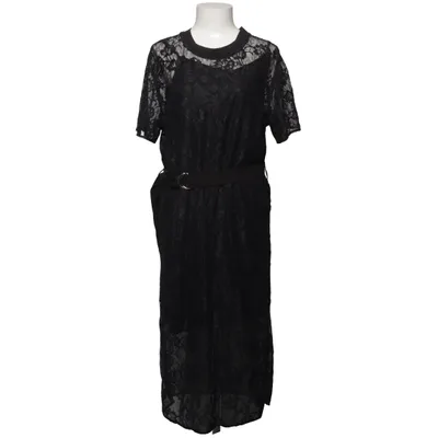 Jurk (Zwart) van Custommade Polyamide, Viscose