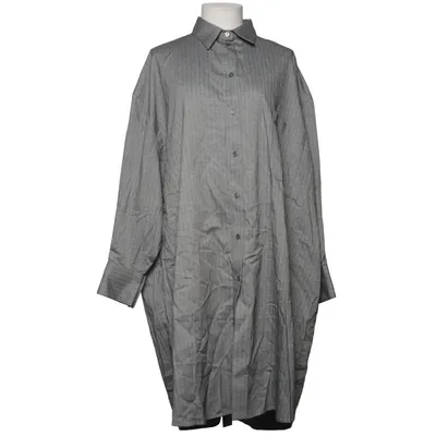 Robe chemise (Gris) de Mark Kenly Dominotan Coton, Cuir
