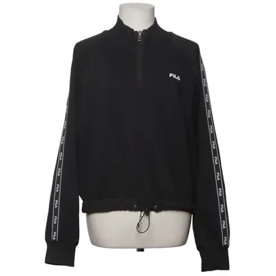 Sweatshirt (Zwart) van Fila x Weekday Katoen, Polyester