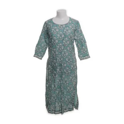 Klänning (Grön, Flerfärgad) från Fabindia Bomull, Silke