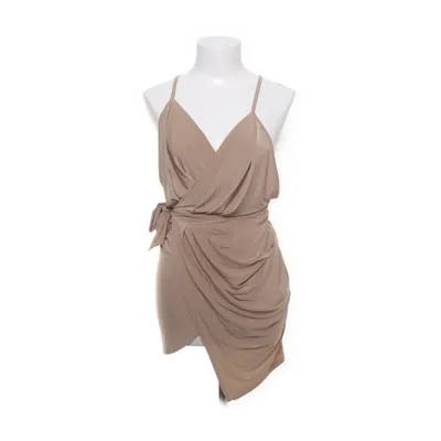Omlottklänning (Beige) från Boohoo Night Elastan, Polyester
