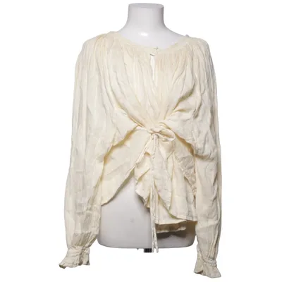 Wrap blouse (Beige) from Ewa I Walla Linen