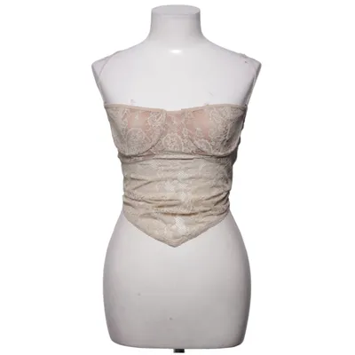 Crop Top (Beige) von House of CB Polyamid