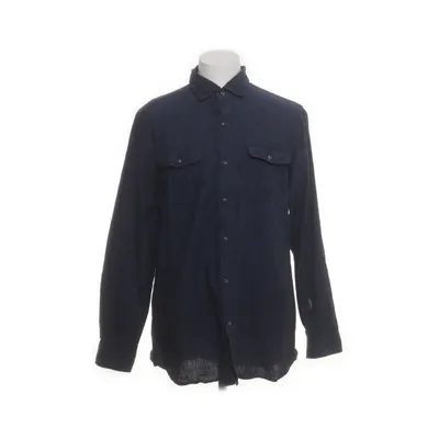 Buttondown-skjorta (Blå) från Dressmann Bomull, Linne