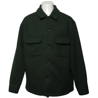Överskjorta (Grön) från Uniqlo Återvunnen polyester, Viskos