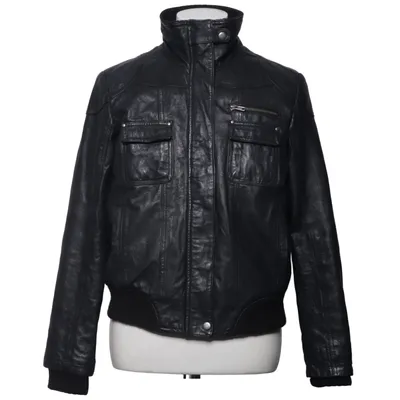 Veste en cuir (Noir) de JSFN Cuir, Polyester