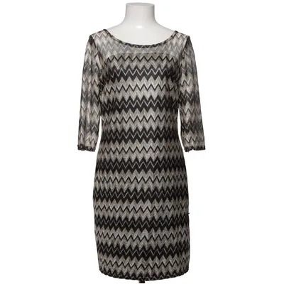 Klänning (Short Zigzag Dress) från Pernilla Wahlgren Metallfiber, Polyester