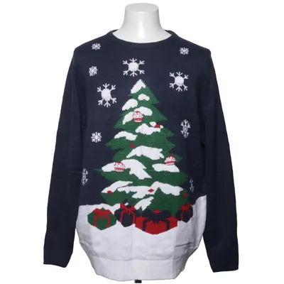 Weihnachtspullover (Blau, Mehrfarbig) von Livergy Acryl