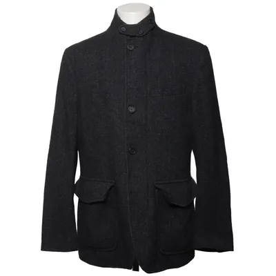 Jacket (Gray) from Zara Man Basic Acrylic, Polyester, Wool