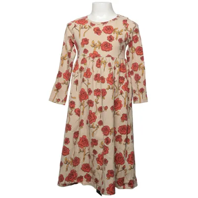 Kjole (Beige, Rød, Flerfarvet) fra Mini Rodini Bomuld, Elastan
