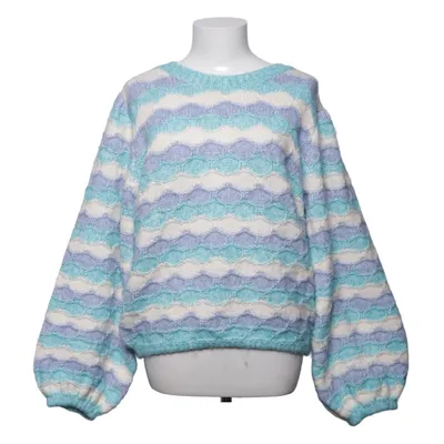 Sweater (Blue, White, Purple) from Lindex Acrylic, Polyamide, Wool