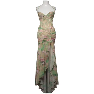 Långklänning (Grön, Rosa, Beige) från Oh Polly Elastan, Polyester