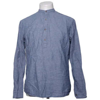 Skjorta (Blå) från Premium by Jack & Jones Linne, Återvunnen bomull