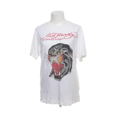 T-shirt (Vit, Flerfärgad) från Ed Hardy Elastan, Viskos