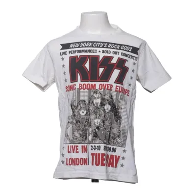 T-shirt (Blanc) de Kiss Coton