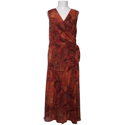 Wrap dress (Red, Orange, Multicolored) from Jake*s Polyester