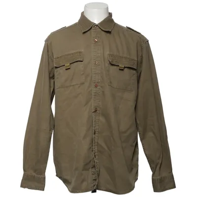 Arbetsskjorta (Beige) från Wrangler Bomull