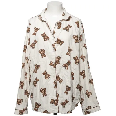 Pajama shirt (White, Brown) from Bik Bok Cotton
