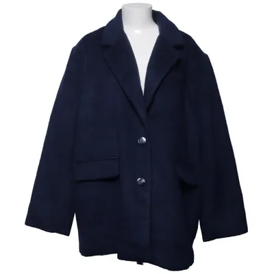Frakke (Blå) fra Gina Tricot Akryl, Polyester, Uld