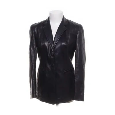 Leren blazer (Zwart) van Donna Karan Leer