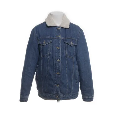 Gevoerde spijkerjas (Blauw, Wit) van Mango Denim