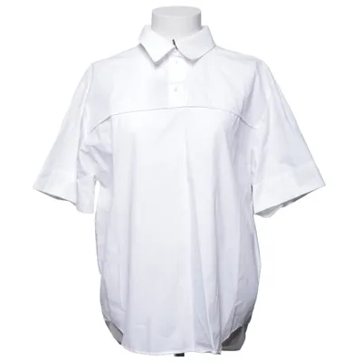 Chemise à manches courtes (Blanc) de Cedric Charlier Coton