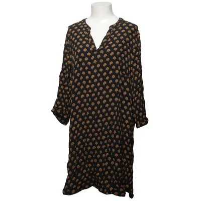 Jurk (Zwart, Geel) van Indiska Viscose