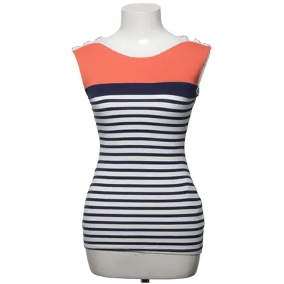 Top (Blauw, Wit, Oranje) van Jane Norman Viscose