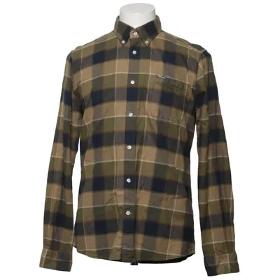Chemise en flanelle (Bleu, Vert, Beige) de Barbour Coton