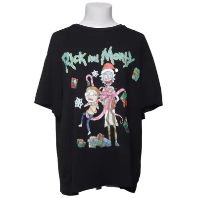 T-shirt (Noir, Multicolore) de Romwe Élasthane, Polyester
