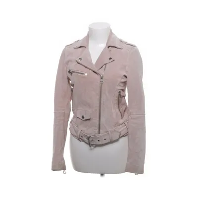 Bikerjacka (Beige) från Review Skinn, Polyester