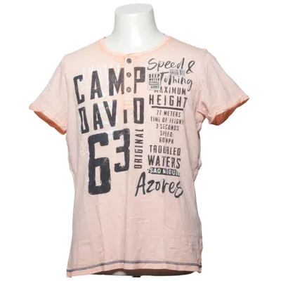 T-shirt (Roze) van Camp David Katoen