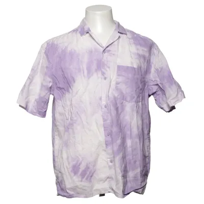 Korte mouwen shirt (Lila) van H&M Man Katoen, Linnen
