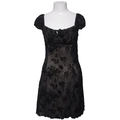 Dress (Black, Beige) Polyester