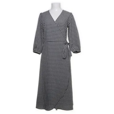 Robe portefeuille (PENILLA CHECK DRESS) de Neo Noir Polyester