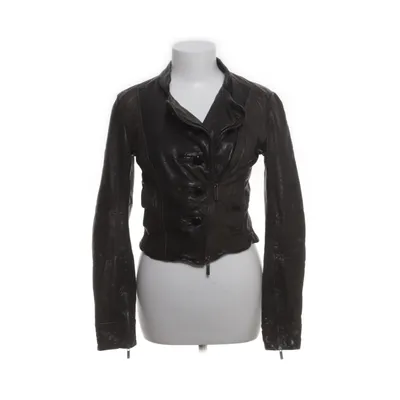 Bikerjacka (Brun) från Karen Millen Skinn, Viskos