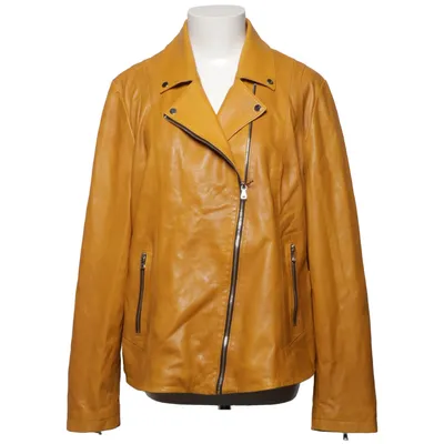 Veste de motard (Jaune) de Gerry Weber Collection Cuir, Polyester