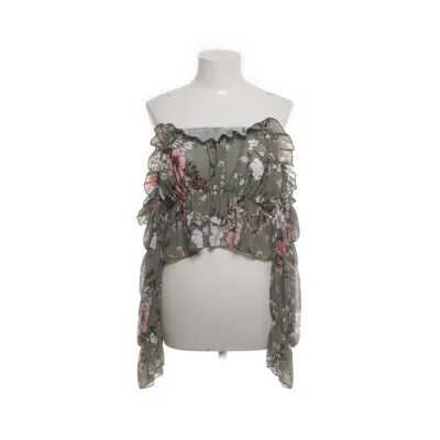 Peplumtopp (Grön, Flerfärgad) från Made in italy Elastan, Polyester, Viskos