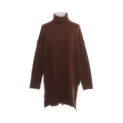 Jurk met col (Bruin) van Brave Soul Acryl, Elastaan, Polyamide
