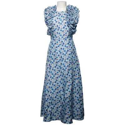 Långklänning (Blå, Flerfärgad) från Essentiel Antwerp Silke