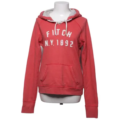 Hoodie (Red) from Abercrombie & Fitch Cotton, Polyester
