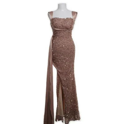 Aftonklänning (Beige) från Miss Ord Elastan, Polyester