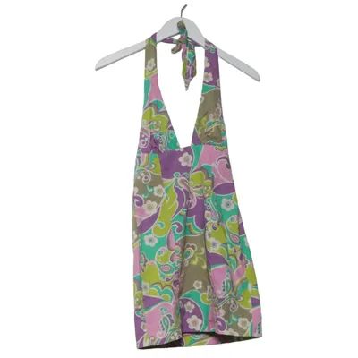 Halterneck dress (Green, Purple, Pink) from Zara